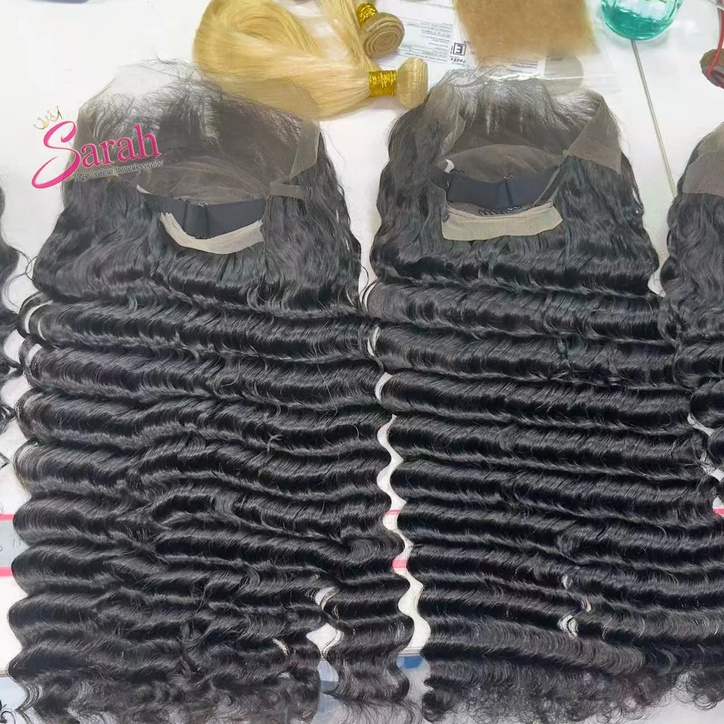 Straight Human Hair HD Glueless Lace Perruque Raw Human Hair HD Glueless Lace Wigs Per Plucked Bone Straight Raw Vietnamese Hair