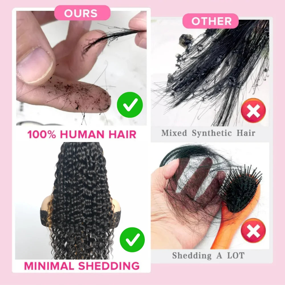 180% Density 26 28 Inch 13x4 Deep Wave Lace Front Wigs Human Hair Pre Plucked Curly Transparent Lace Frontal Wigs Human Hair