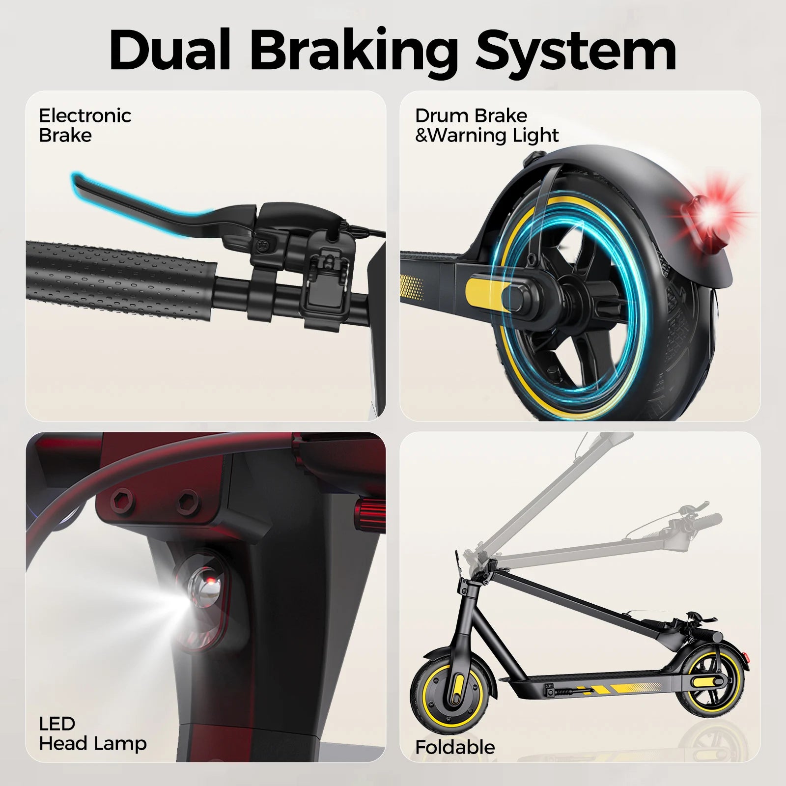 V10 Electric Kick Scooter for Adults  Experience35km of Freedom with 500W Motor 10.5Ah Removable Battery, Foldable, LCD Included